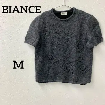 BIANCE 모헤어 혼방 니트탑