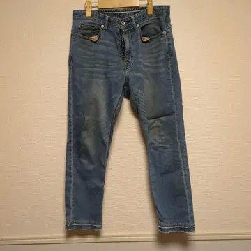 NANO UNIVERSE 라이트 블루 스트레이트 데님 S 사이즈