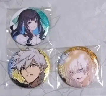 FGO 로손 글리터 캔뱃지 3종 세트