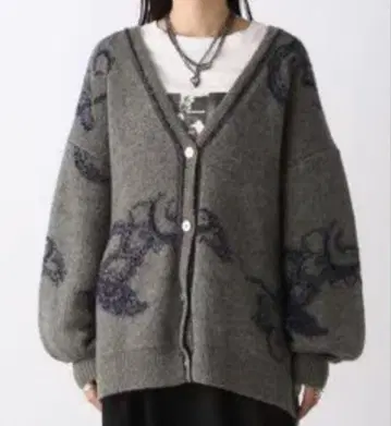 JEANASIS 라메 기모 가디건