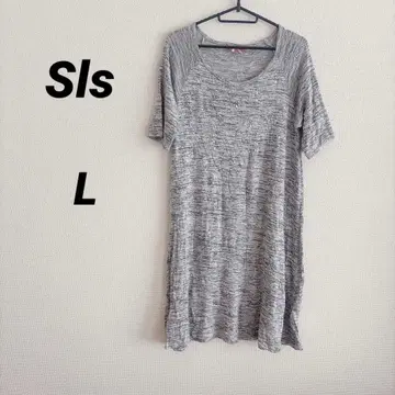 Sls [ L ] 반팔 튜닉 Petite 그레이 계열