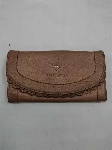 산리오 시나모롤 키케이스 포함 장지갑 여성용 브라운 계열