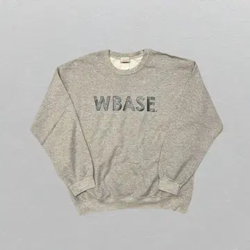 WBASE 로고 맨투맨 스웨트 크루 맨투맨 트레이닝복