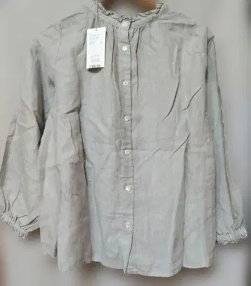 네스트로브 린넨 긴팔 블라우스