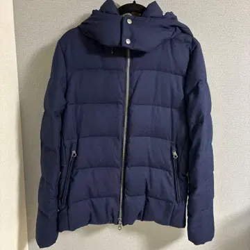 젬블 JOHNBULL 네이비 다운 자켓 후드 부착 M 사이즈