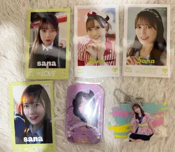 모로하시 사나 캔뱃지 아크릴 키링 미니 사진 묶음 판매