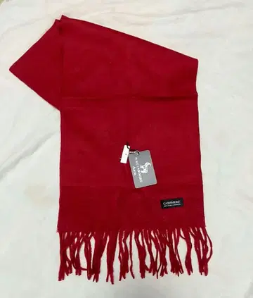 캐시미어 100% 머플러 스톨 적자색 크림슨 계열 오로라 주식회사