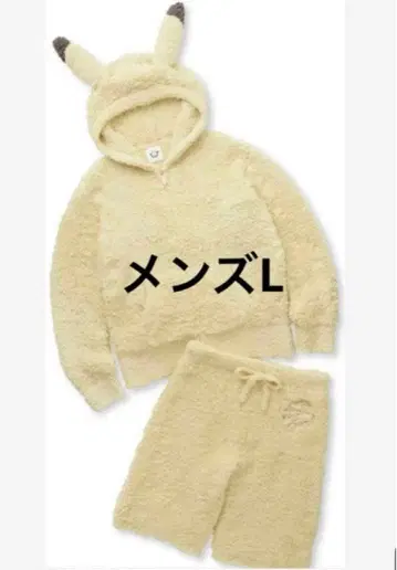 젤라피케 포켓몬 슬리브 후드티 & 하프 팬츠 세트 L 사이즈