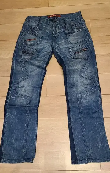 슬림핏 데님 팬츠 라이트 블루