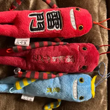 컬러풀 봉제 인형 스트랩