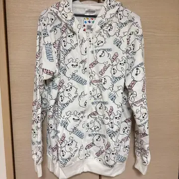 YOSISTAMP 캐릭터 패턴 후드티 LL 사이즈