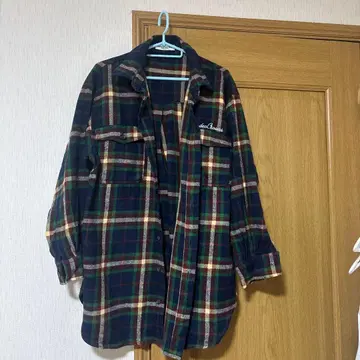 RODEO CROWNS 체크 무늬 긴팔 셔츠