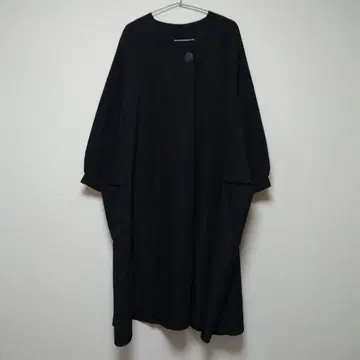 사이즈 M~L ebony 긴팔 롱 원피스 루즈핏 포켓 있음 포멀