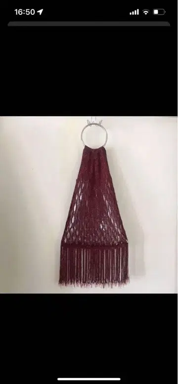 뮐러 오브 요시오쿠보 프린지 메쉬 백 muller