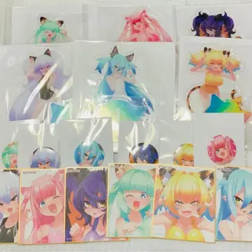 코나미 프리미엄 복권 봄버걸 POP-UP SHOP 기념 복권 모음