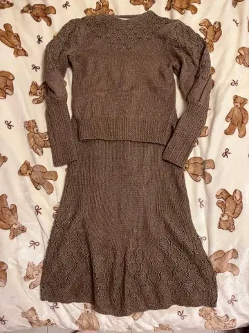 Lily Brown 브라운 니트 셋업