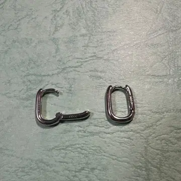 silver925 후프 귀걸이