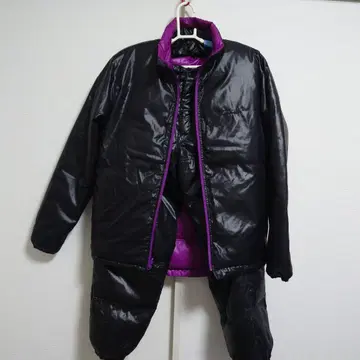 Gamakatsu 의류 세트 블랙 보라색