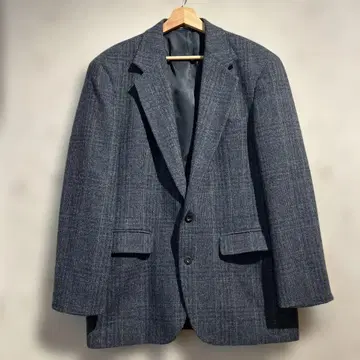 80s-90s HAGGAR 체크 무늬 테일러드 자켓 미국제