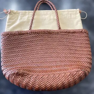 천연 가죽 리얼 가죽 카고백 브라운 이너백 포함