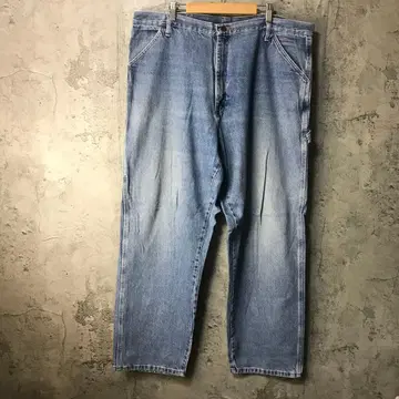 B1025 구제 의류 팬츠 데님 팬츠 스카이블루 90s Y2K