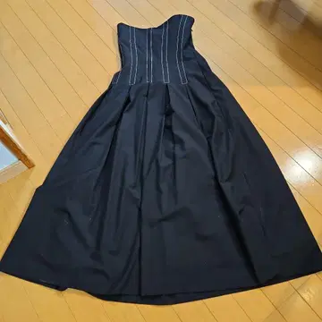 블랙 롱 원피스 AM