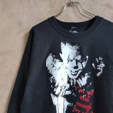 레어 00s 페니 와이즈 맨투맨 잇 IT 무비