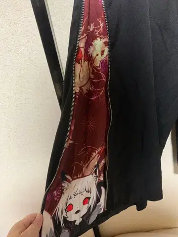 NieR 니어클로징 구미 일본풍 패턴 와이드 팬츠