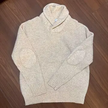 베이지 니트 스웨터 L 사이즈