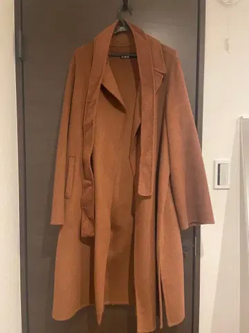 ZARA 롱 코트 브라운 S 사이즈