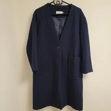 AZUL by moussy 네이비 롱 코트 M