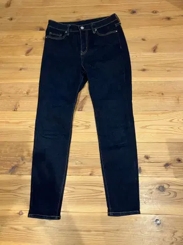 MUJI 다크 블루 스키니 데님