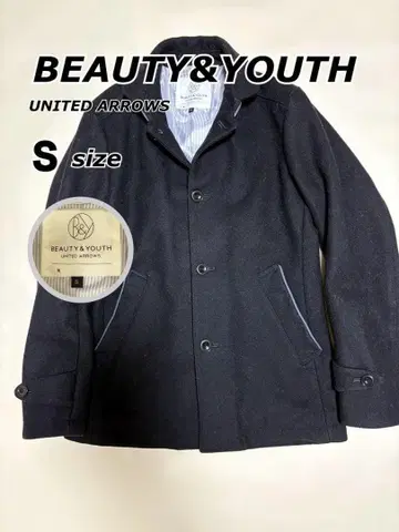 [ UA ] BEAUTY&YOUTH 울 코트 S 사이즈 블랙