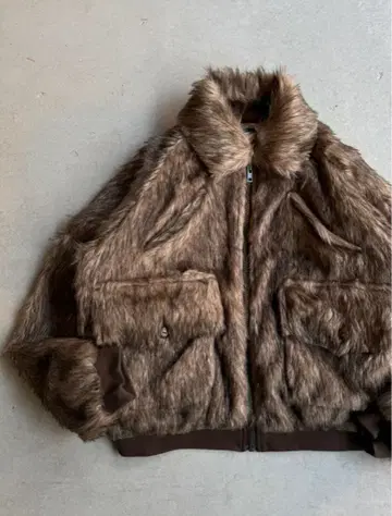 BALLSY BROTHERS short fur blouson