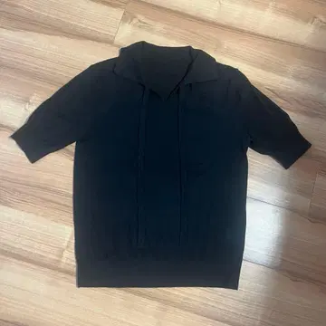 cccmalie 씨마리 캐시미어 실크 리본 스키퍼 니트