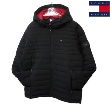 TOMMY HILFIGER 블랙 다운 자켓