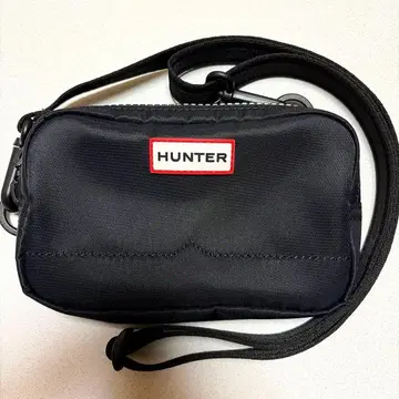 헌터 HUNTER 블랙 미니 숄더백 스마트폰 파우치