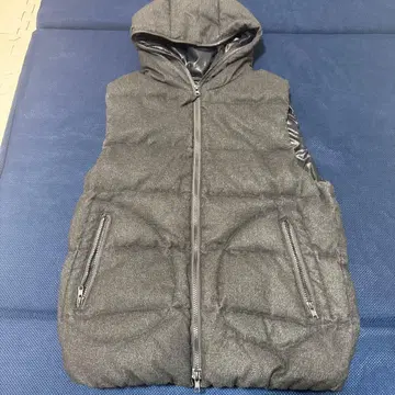 SHARE PARK 후드 부착 다운 베스트 사이즈 2 그레이