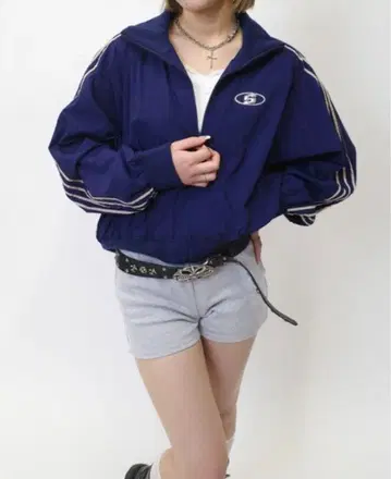 [ SLOPPY ] 로고 나일론 트랙 자켓