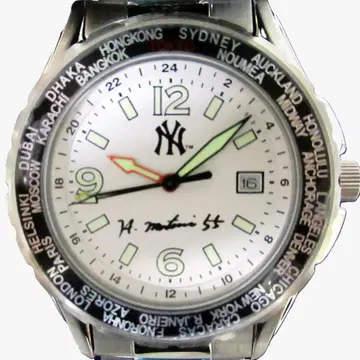 미사용 MLB 공식 뉴욕 양키스 마쓰이 히데키 손목시계