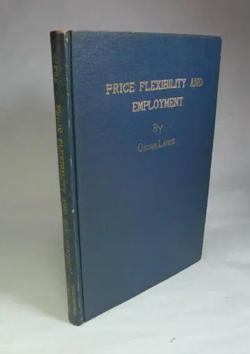 Lange 'Price Flexibility and Employment'