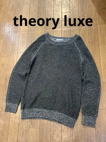 띠어리 럭스 알파카 울 니트탑