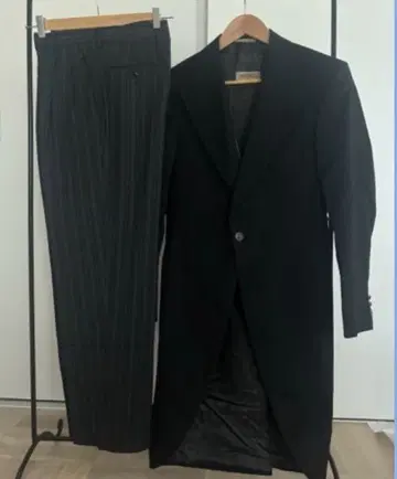 CARLO PIGNATELLI 모닝 세트 결혼식 아버지 블랙 수트