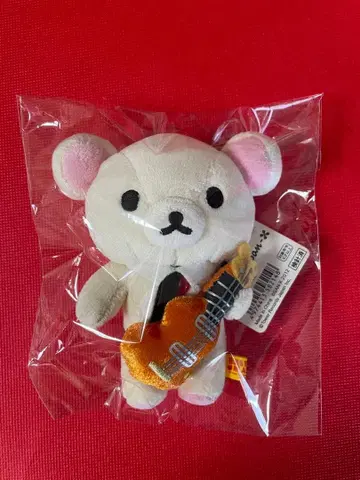 레어 코리곰 타워 레코드 봉제 인형 스트랩 기타
