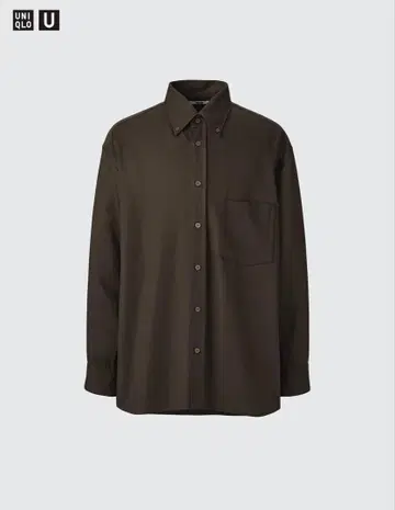 유니클로 U 드레이프 셔츠