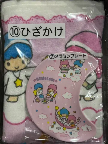 키키라라 산리오 당첨 복권 무릎 담요 멜라민 플레이트