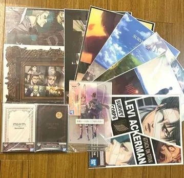 진격의 거인 제일복권 땅울림 E상 아크릴 보드 심장을 바쳐라 F G H