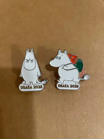 오사카 만박 노르딕 서클 핀 배지 무민