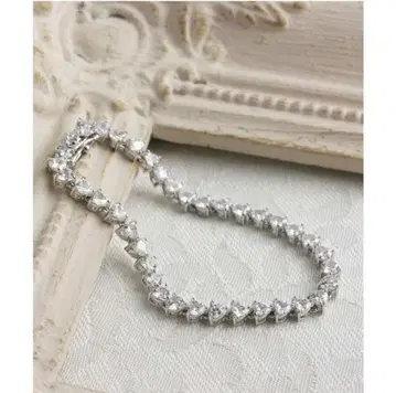 하트 테니스 팔찌 하트 테니스 팔찌 18cm