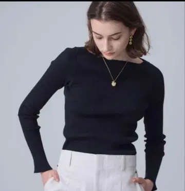 AURALEE for Ron Herman 'Giza Boat' 네이비